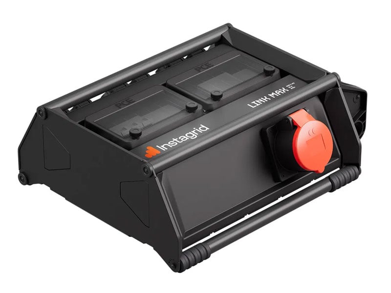 Instagrid LINK MAX 400V 3-fase accu-omvormer krachtstroom Silentgrid zijde
