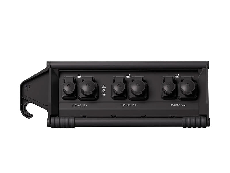 Instagrid LINK MAX 400V 3-fase accu-omvormer krachtstroom Silentgrid detail aansluiting neutrik